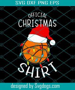 Funny Christmas Tree Fairy Lights Basketball Svg, Christmas Svg, Basketball Svg