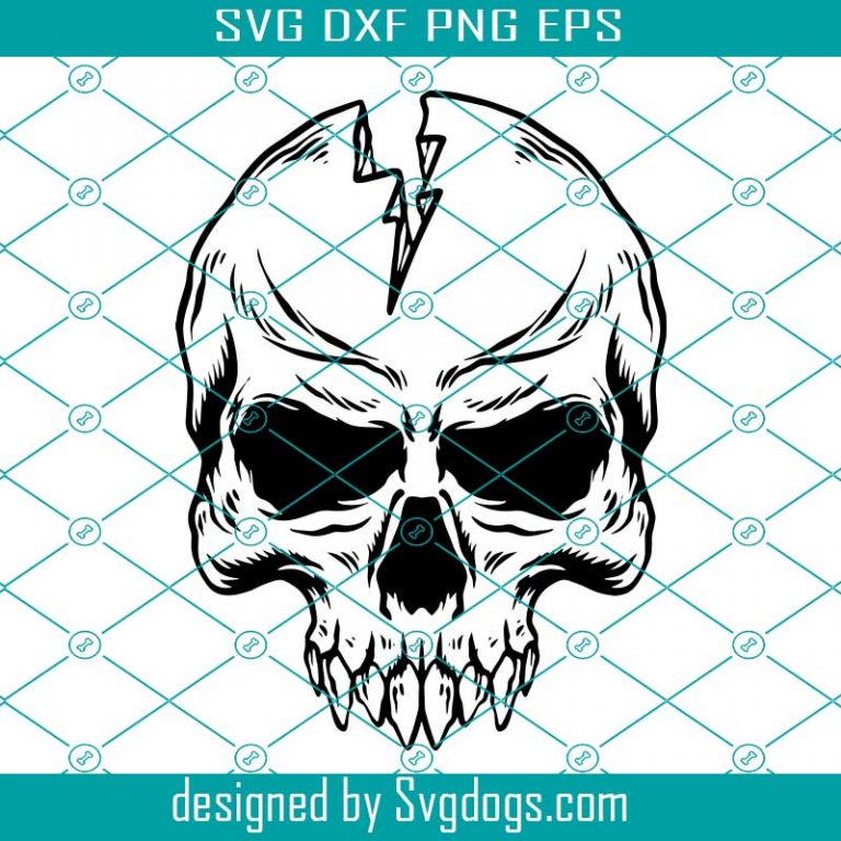 Broken Skull Svg, Skull Svg, Broken Skull Free Svg, Broken Skull Vector Svg