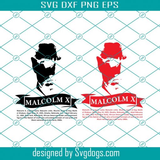 Malcolm X Svg, Try Me Svg, Malcolm X Quote Svg, Black History Svg, A Man Who Stands For Nothing Will Fall For Everything Svg