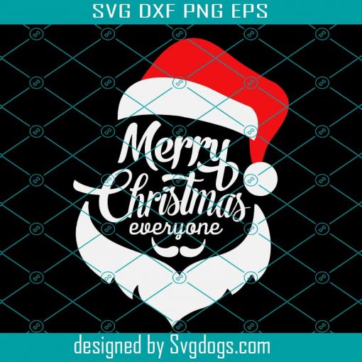 Merry Christmas File Svg, Christmas Svg, Santa Svg