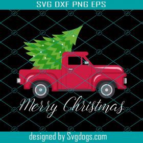 Christmas Tree On Car Xmas Svg, Merry Christmas Svg, Car Svg