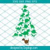 Dachshund Dogs Svg, Christmas Tree Lights Svg, Dos Svg, Christmas Svg