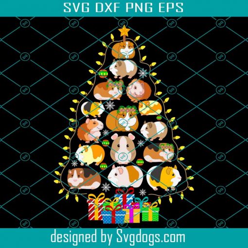 Guinea Pig Svg, Christmas Tree Lights Svg, Dog Svg, Cat Svg, Animal Svg