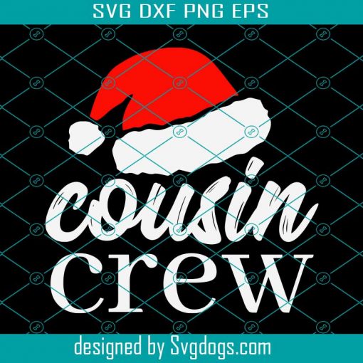 Christmas Cousin Crew Svg, Matching Cousin Santa Shirts For The Cousin Squad Svg, Christmas Svg