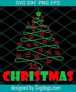 Santa Claus 24 December Svg, Merry Christmas Svg, Holiday Svg, Christmas Svg