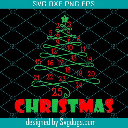 Santa Claus 24 December Svg, Merry Christmas Svg, Holiday Svg, Christmas Svg