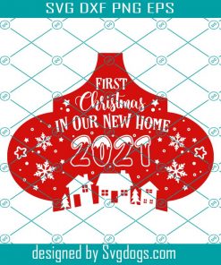 Tile Ornament Svg 2021, First Christmas New Home Svg, Arabesque Template Ornament Svg, Snowflake Svg, Holidays Svg, Family Svg