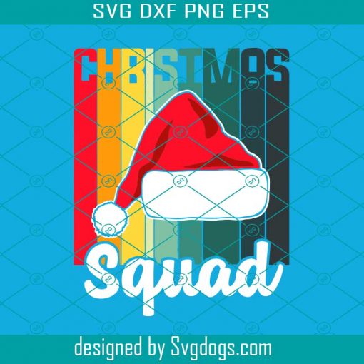 Christmas Squad Svg, Merry Christmas Svg, Squad Svg, Hat Svg