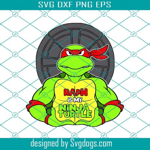 Raph Is My Ninja Turtle Svg, Animal Svg, Turtle Svg