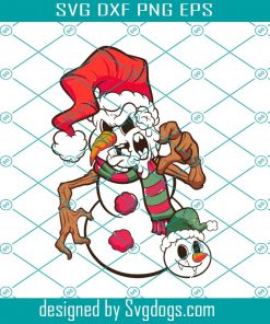 Evil Snowman Svg, Snowman Svg, Christmas Svg