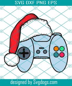 This Is My Christmas Pajama Xmas Santa Hat Gamer Video Game Games Svg, Games Svg, Game Svg, Christmas Svg