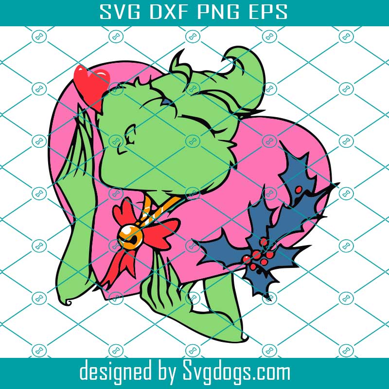 Heart Grinch Xmas Svg, The Grinch Svg, Disney Svg - SVG EPS DXF PNG