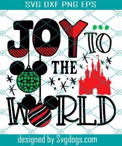 Joy To The World Svg, Christmas Svg, My Oh My Svg, Minnie Mouse Svg