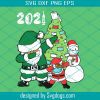 2021 Christmas Pajama Family Santa Wear Mask Svg, Xmas Svg, Santa Svg, Elf Svg, Gnomes Svg,Christmas Svg