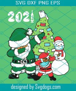2021 Christmas Black African American Santa Mask Svg, Xmas Svg, Santa Svg, Elf Svg, Gnomes Svg, Christmas Svg