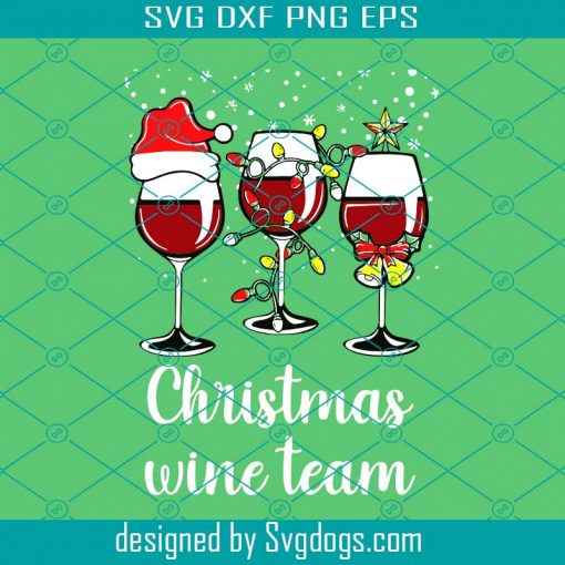 Christmas Wine Team Glass Wine Drinking Svg, Xmas Svg, Santa Svg, Elf Svg, Gnomes Svg