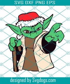Yoda Christmas Svg, Yoda Svg, Star Wars Svg, Christmas Svg