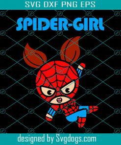 Marvel Spider-Girl Swinging Svg, Merry Christmas Svg, Marvel Christmas Svg
