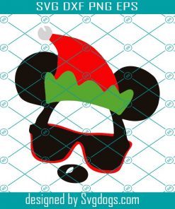Mickey Mouse Character Svg, Xmas Box Gift Svg, Christmas Holiday 2021 Svg