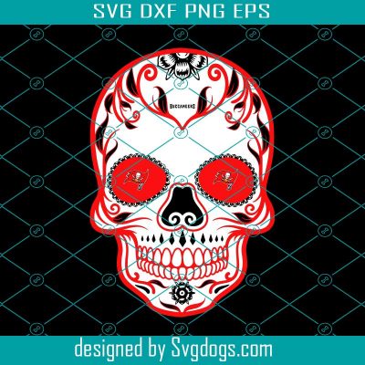 Tampa Bay Buccaneers Skull Svg, Skull NFL Svg, Sport NFL Svg, Skull Nfl ...