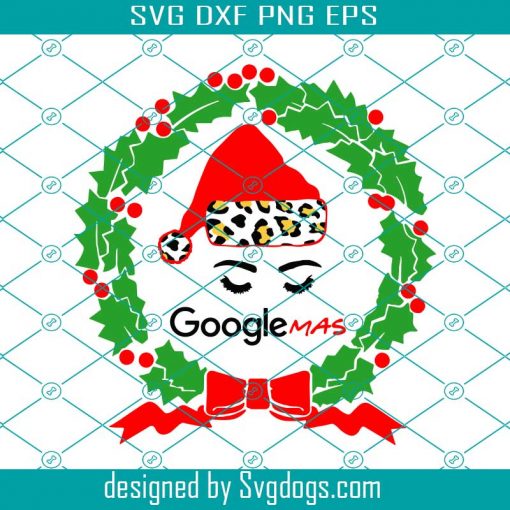 Google Christmas Svg, Woman Beautiful Closed Eyes Wreath Diy Crafts Svg,  Christmas Svg