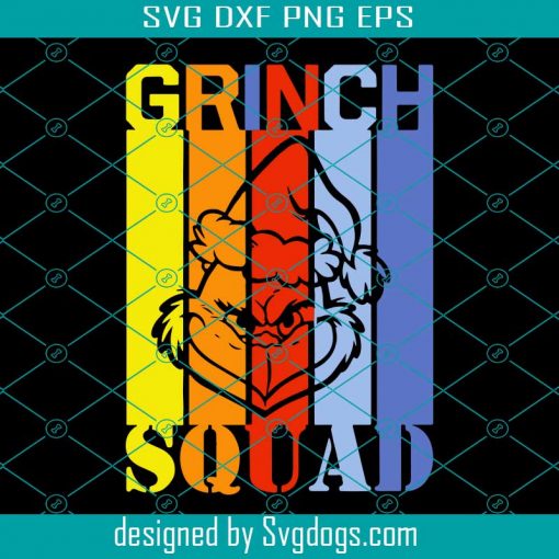 Grinch Squad Svg, Christmas Grinch Squad Svg, Holiday Svg, Christmas Svg