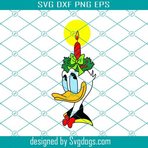 Christmas Duck Svg, Disney Svg, Duck Svg, Christmas Svg