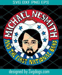 Retro Michael Nesmith National Band Svg