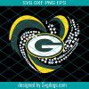 Star Heart Packer Svg, Packer Svg, Packers Logo Svg