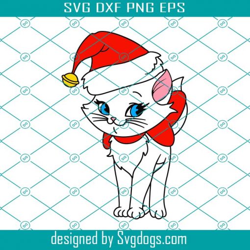 Christmas Cat Svg, Cat Svg, Christmas Svg