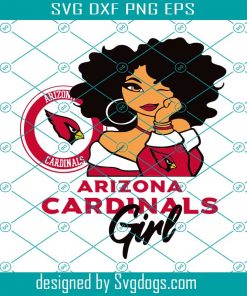 Arizona Cardinals Girl Svg, Sport Svg, Arizona Cardinals Svg,  Girl Svg