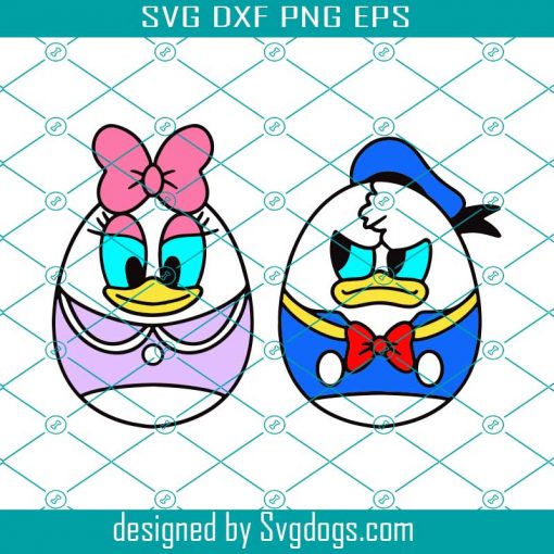 Ducks Svg, Happy Easter Svg, Cartoon Svg, Disney Svg