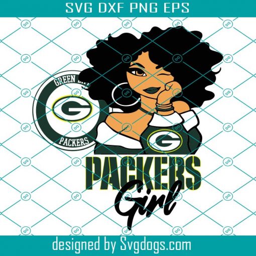 Green Bay Packers Girl Svg, Sport Svg, Green Bay Svg, Packers NFL Svg