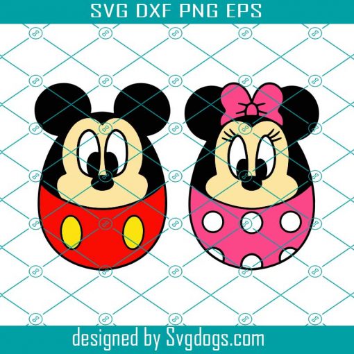 Mouse Happy Easter Svg, Cartoon Svg, Mouse Svg, Mickey Svg Bundle, Disney Svg