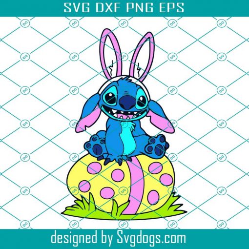 Stitch Svg, Easter Svg, Bunny Svg, Easter Bunny Svg, Easter Egg Svg