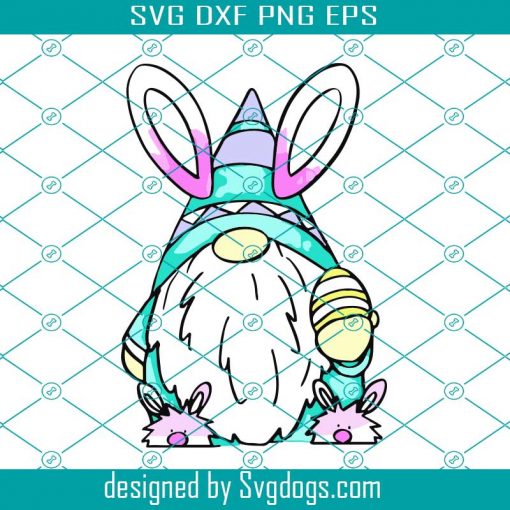 Bunny Gnomes With Rabbit Ears Svg, Easter Day Svg, Easter Svg, Bunny Svg