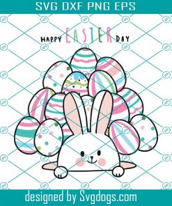 Cute Bunny Happy Easter Day Svg, Easter Day Svg, Easter Bunny Svg
