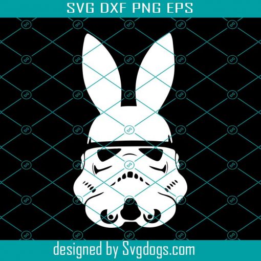 Disney Star Wars Easter Storm Trooper Bunny Svg, Easter Day Svg, Star Svg
