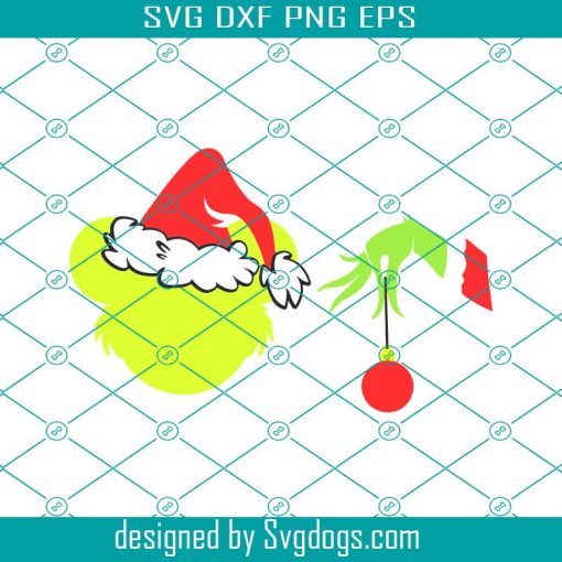 Grinch Mickey Christmas Svg, Grinch Face Svg, Grinch Hand Keeping Ball Svg, Grinch Svg, Christmas Svg, The Grinch Christmas Svg