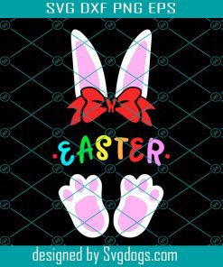Easter Bunny Svg, Easter Day Svg, Bunny Svg, Cute Bunny Svg, Pink Svg