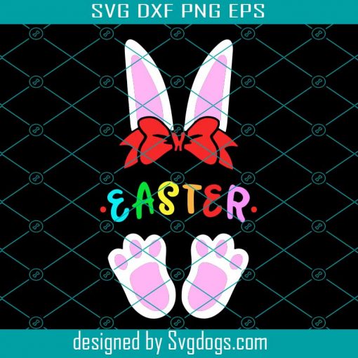 Easter Bunny Svg, Easter Day Svg, Bunny Svg, Cute Bunny Svg, Pink Svg