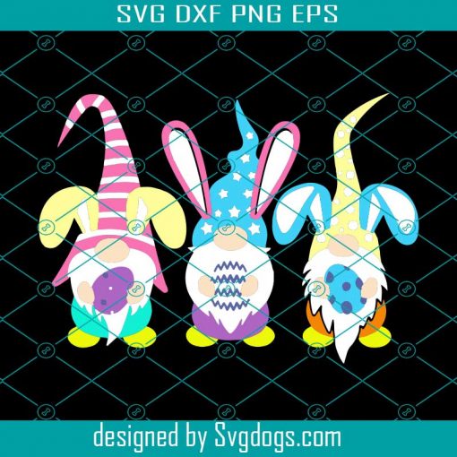 Easter Cute Gnomes Svg, Easter Day Svg, Easter Svg, Gnomes Svg