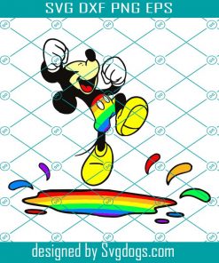 Mickey Pride Svg, Mickey Svg, Lgtb Pride Svg, Gay Pride Svg, Mickey Gay Pride Svg, Lesbian Svg, Lgtb Svg, Pride Svg, Equality Svg, Rainbow Flag Svg