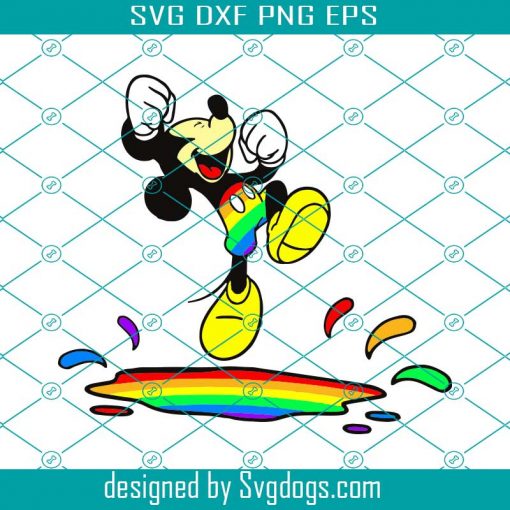 Mickey Pride Svg, Mickey Svg, Lgtb Pride Svg, Gay Pride Svg, Mickey Gay Pride Svg, Lesbian Svg, Lgtb Svg, Pride Svg, Equality Svg, Rainbow Flag Svg