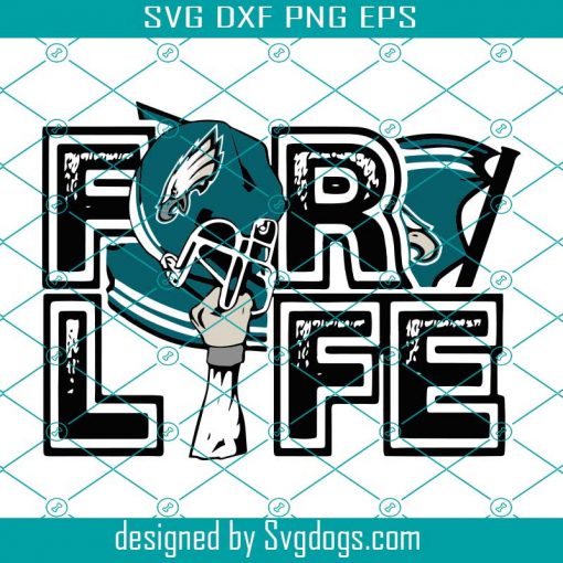 Philadelphia Eagles For Life NFL Svg, Sport Svg, For Life Svg