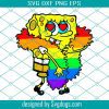 Spongebob Svg, Lgbt Sponge Bob Svg, Spongebob Pride Svg, Gay Pride Svg, Lgbtq Pride Svg, Sponge Bob Svg, Gay Spongebob Svg