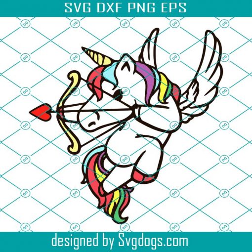 Cupid Unicorn Svg, Valentine Svg, Unicorn Svg, Cupid Svg, Unicorn Svg