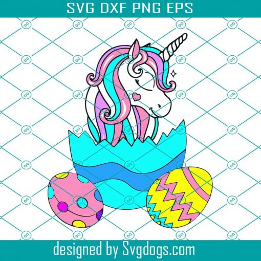 Easter Unicorn Svg, Easter Svg, Easter Day Svg, Unicorn Svg, Easter Svg