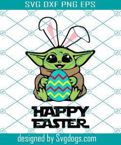 Happy Easter Baby Yoda Svg, Easter Day Svg, Easter Baby Yoda Svg