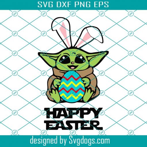 Happy Easter Baby Yoda Svg, Easter Day Svg, Easter Baby Yoda Svg